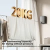 Clothes Cord Easy-install Telescopic Clothes Drying Rope Without Punching Stainless Steel Wire Rope For Bathroom Balcony Drying 3