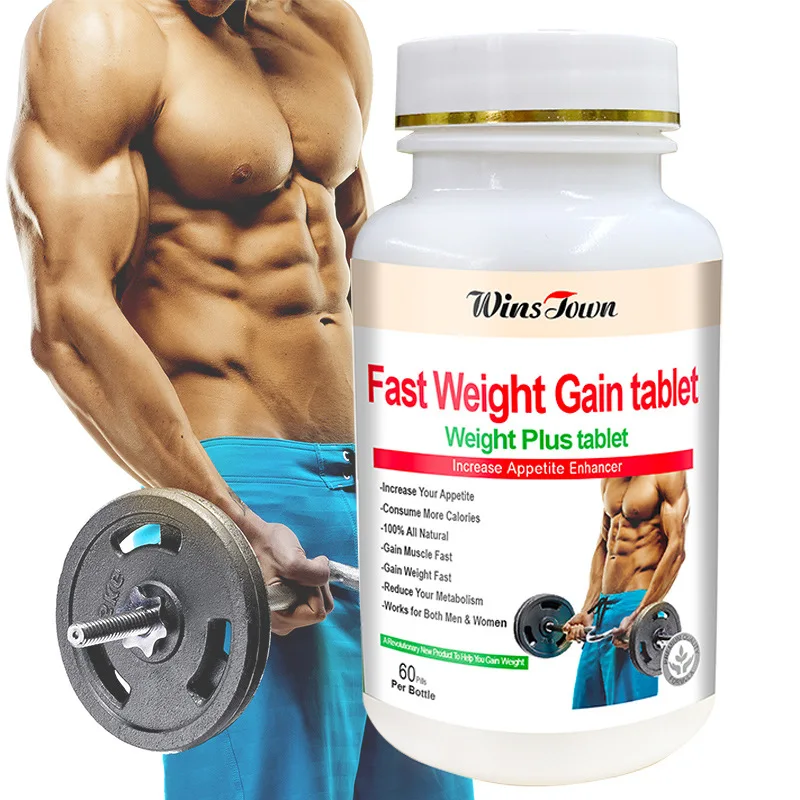 2 Bottle Weight Gain Tablets Increase Satiety Prevent Fat Synthesis Promote Metabolism Accelerate Fat Decomposition weight loss pills