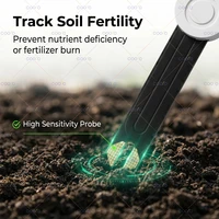 New Zigbee 3.0 Soil Tester 5 in 1 Soil Moisture Sensor Temperature Humidity Fertility Illuminiance Meter for Home Garden Plants - Image 3