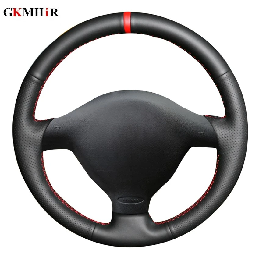 

Чехол на руль из искусственной кожи для Volkswagen VW Golf 4 Passat B5 1996-2003 Seat Leon 1999-2004 Polo 1999-2002