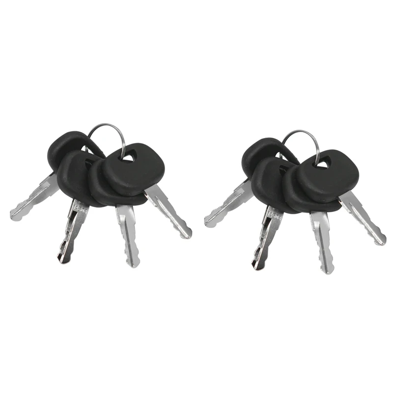 8 pcs Ignition Keys 14707 5755124 8035807 14607 14603 05755125 940451 85804675 5755124 VOE17415426 Compatible with Bobcat