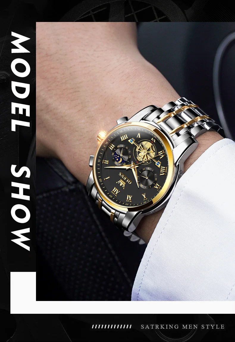 OLEVS למעלה מותג גברים של שעונים קלאסי רומי בקנה מידה חיוג יוקרה שעון יד לגבר מקורי קוורץ עמיד למים זוהר זכר reloj