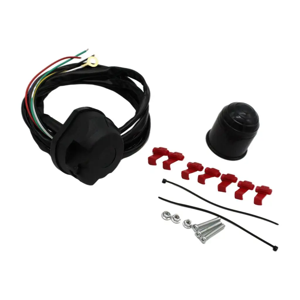 

12V Electrical Trailer Wire Harness Clip Accessory Set Replaces Premium