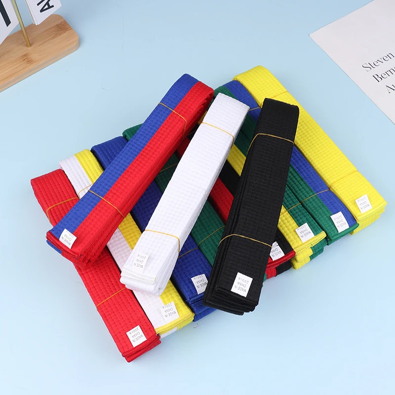 1PC 200cm Taekwondo ITF Belt Color Belt Martial Arts Karate Judo Uniform Accessories Quality Cotton Road