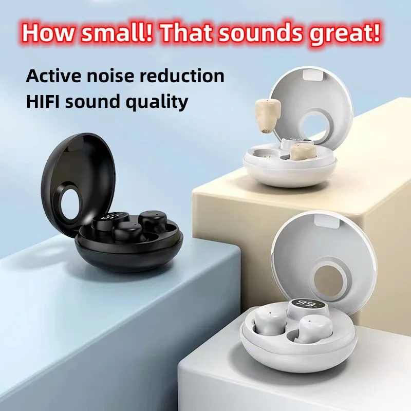 Nový spánek Bluetooth sluchátka s bezdrátový rámus redukce mini sport uitra malý v ucho neviditelná uitra dlouhé dosah sluchátka