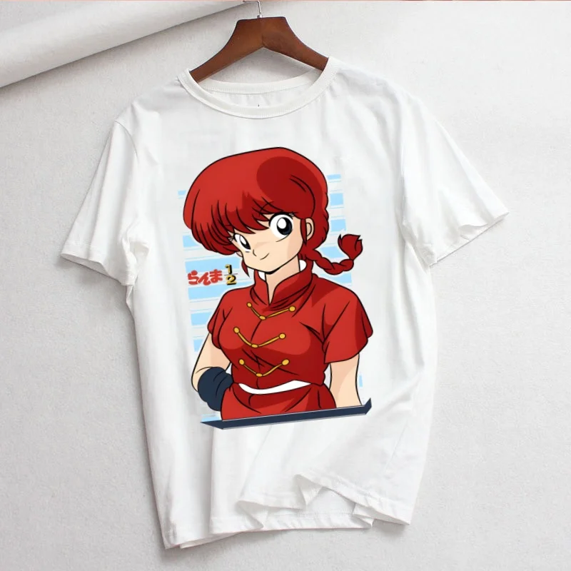 Ranma 12 Shampoo Rumiko Takahashi Frauen T Shirt Casual Lustige T-shirts Kawaii Tees Top Hipster Weibliche Harajuku Kurze Shirts – Detail 11