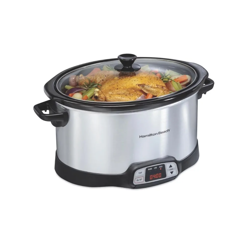 

8 Quart Programmable Slow Cooker Low Temperature Cooker Home-appliance Vacuum