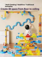 Beijess Stem Montessori Toy Electric Magnetic Track Train For Kids - Diy Tracks, Brain Development Learning Set Christmas Gift