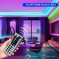 RGB LED Strip Lights with 44-Key Remote Control for Home Bedroom Party Decor TV Backlight Wall Room 1m 3m 5m 10m 20m 30m 40mTape - Image 3