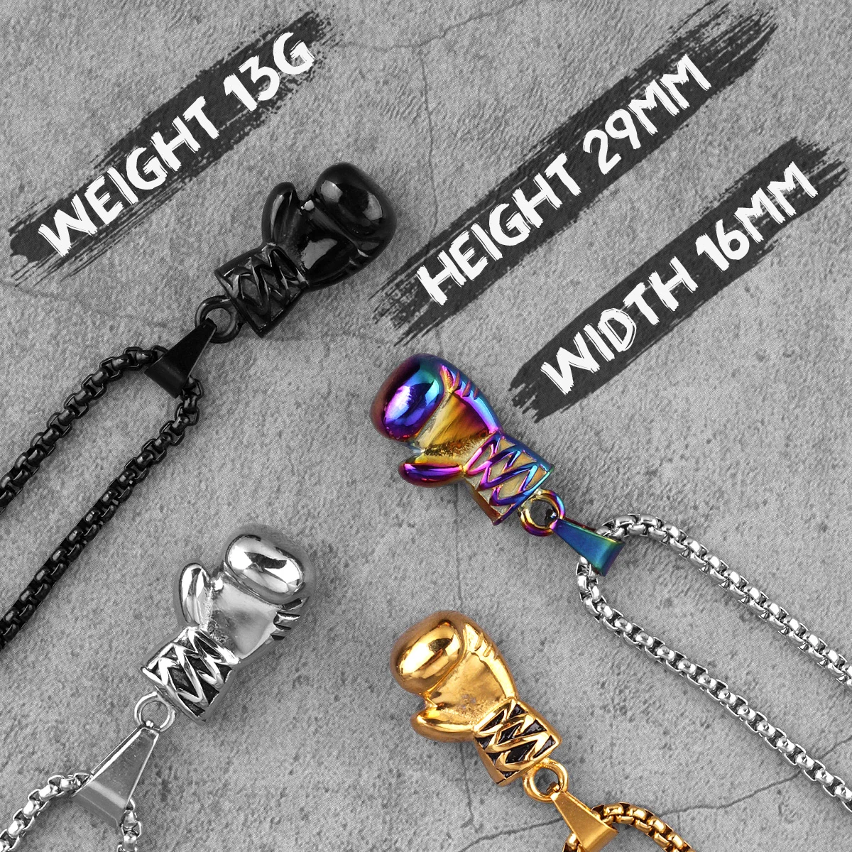 Gioielli da uomo Punk in acciaio inossidabile Fast And Furious guantoni da boxe collana con ciondolo moda Hip Hop pugno collane regali Gioielli da uomo Punk in acciaio inossidabile Fast And Furious guantoni da boxe collana con ciondolo moda Hip Hop pugno collane regali