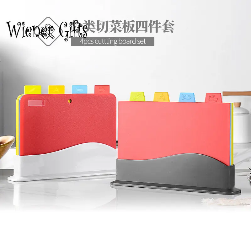 

Foods Classification Kitchen Tools Multi-function Non-slip Portable Vegetable Board Cutting Boards Two-sided Chopping Blocks