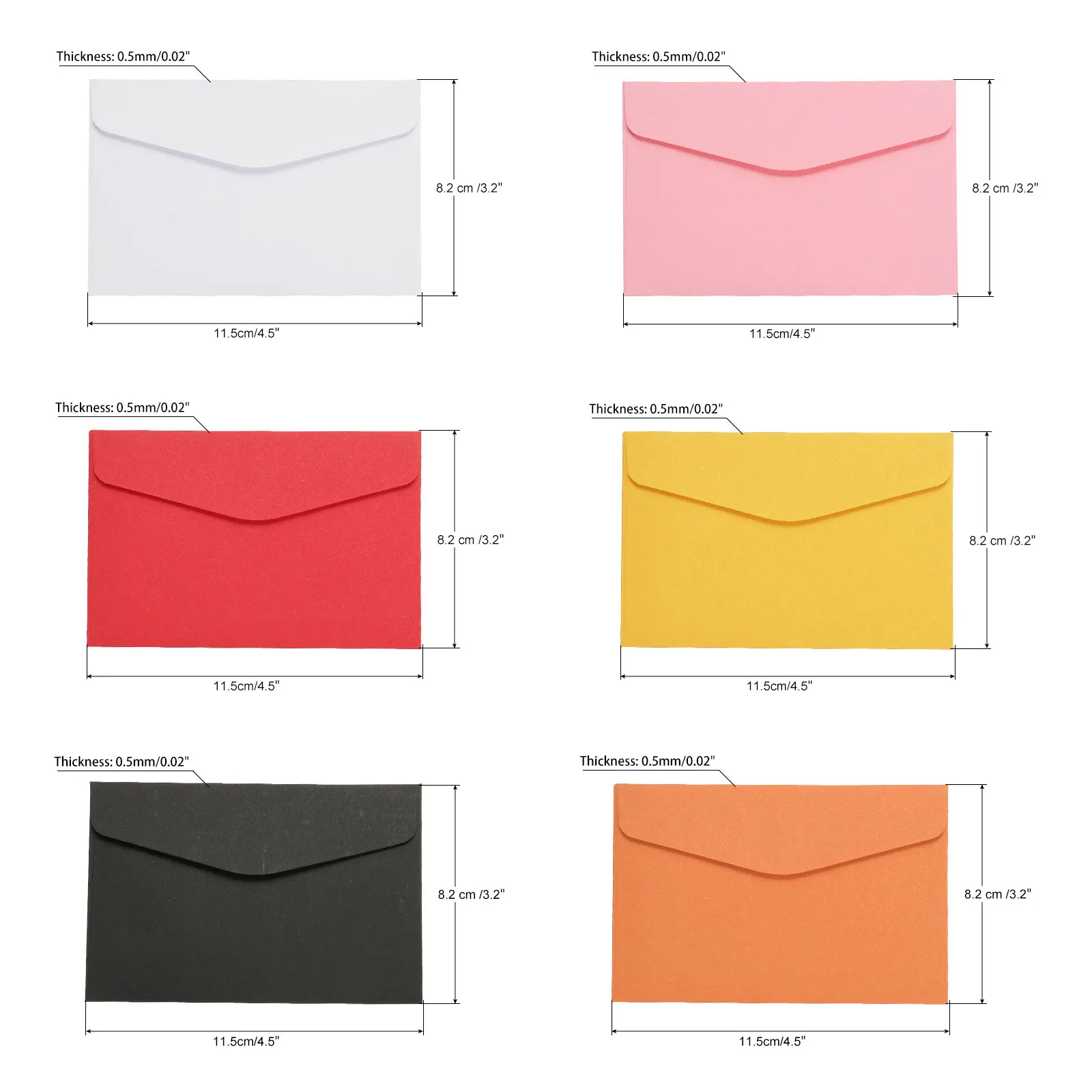 Mini Color Envelopes 4