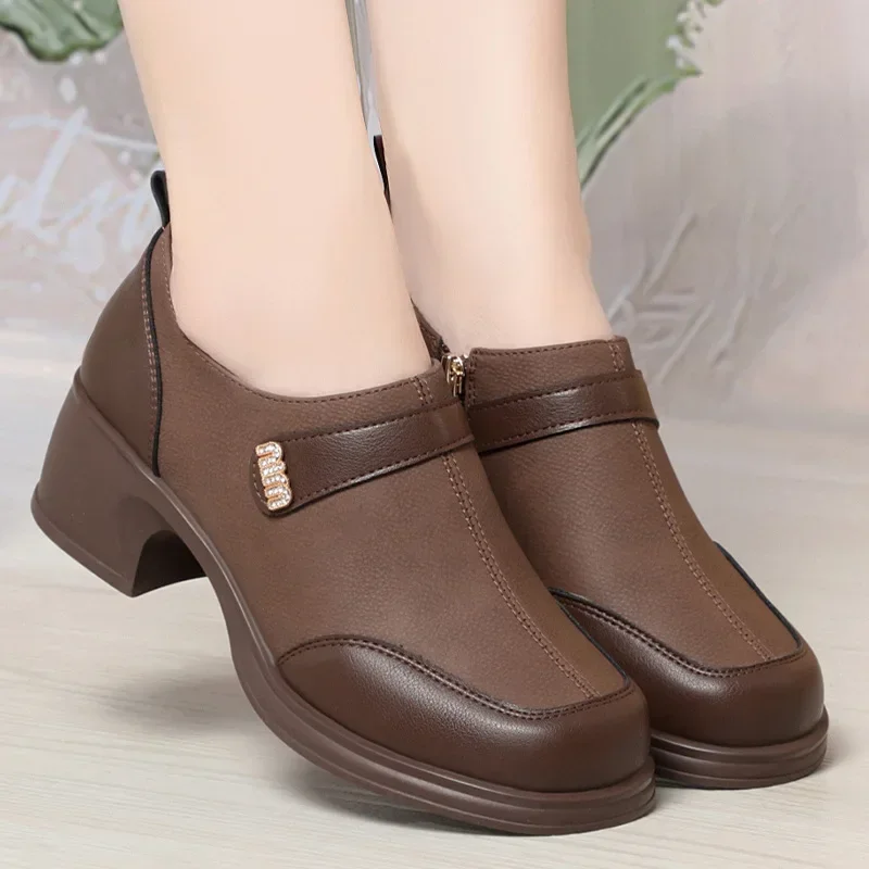 chinese dress ladies Amazon.com | Fashionable and Comfortable Women's Shoes Vintage Dress Shoes  Platform Shoes Lace Up Chunky Heel Shoes (Color : Black, Size : 4.5)