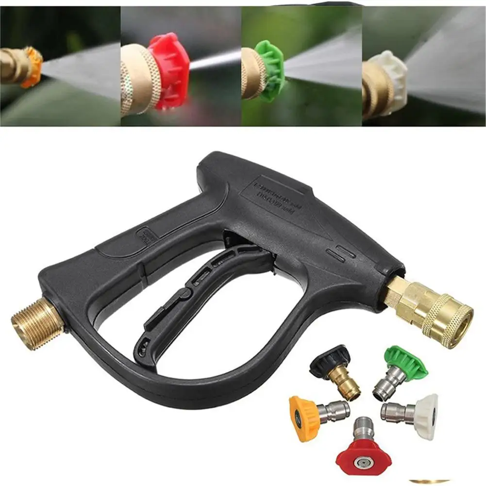 1/4" High Pressure Washer Wand 3000 Psi Car Wash Foam Spray Short Wand