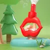 Easy Use 40 Hole Bubble Stick Lip Soap Blowing Children's Bubble Wand Bubble Tool Handheld Big Bubble Wands Outdoor Activity 5