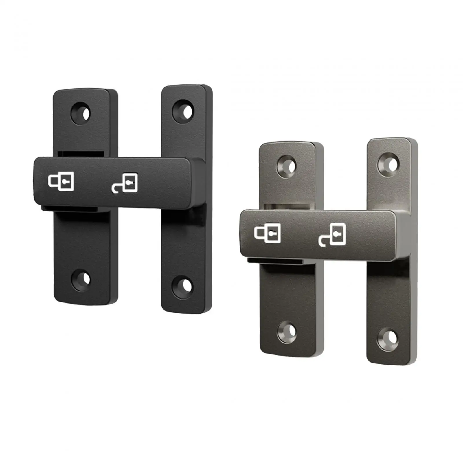 Barn Door Lock Latch 180&deg; Luminous Door Buckle for Family Bedrooms