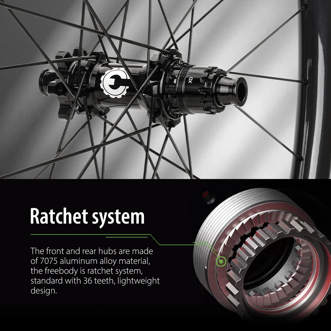 Фото ELITEWHEELS 29er MTB углеродная колесная установка Сверхлегкая тропа XC AM M14 трещотка система 36T ступица матч 5 типов обода все горные колеса №3