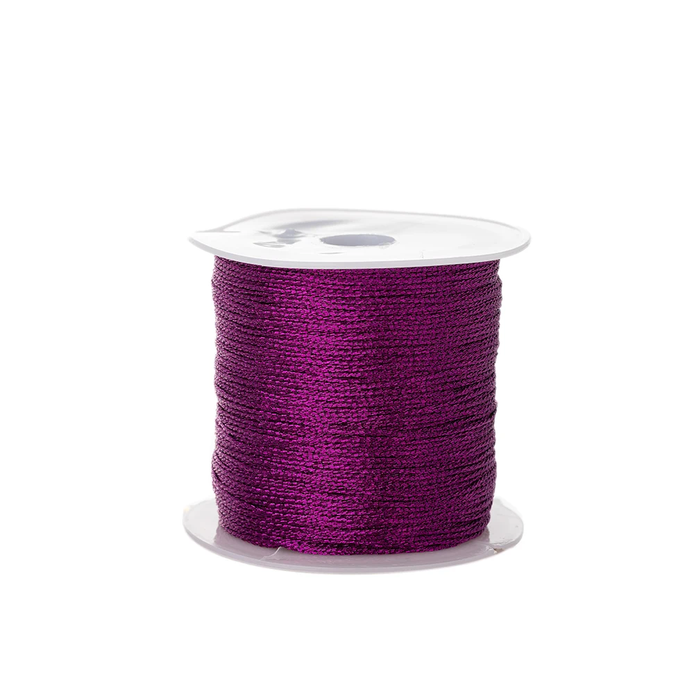 Premium 0.4mm Nylon Satin Cord - 50m for Jewelry Making, Beading, and Knot Crafting