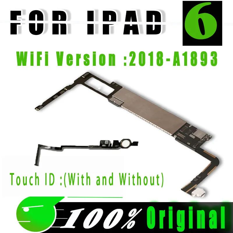 Original A1893 Wifi Version NO ID Account Logic Boards For IPad 2018 9.7 Inch 6th Motherboard With IOS System 2