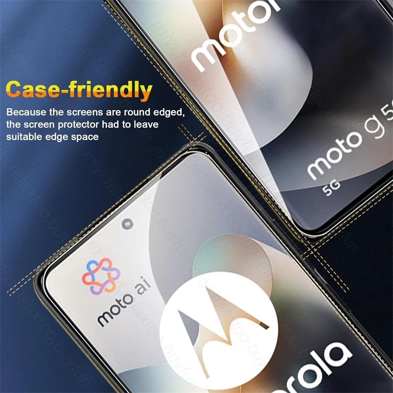 Premium Clear Tempered Glass Screen Protector - 9H Hardness, Explosion-Proof Film