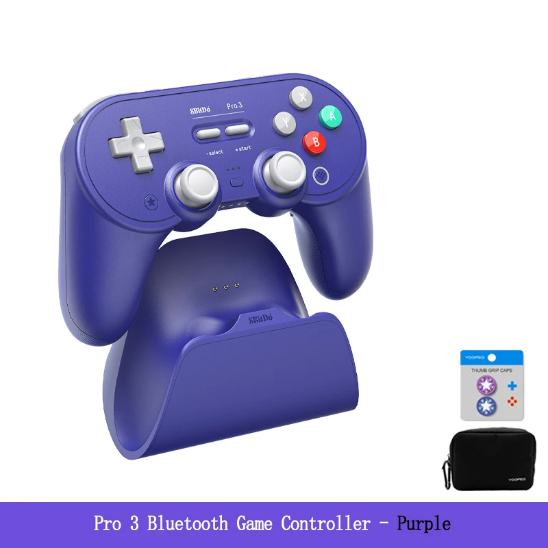 8BitDo Pro 3 Bluetooth Game Controller Wireless Gamepad with TMR