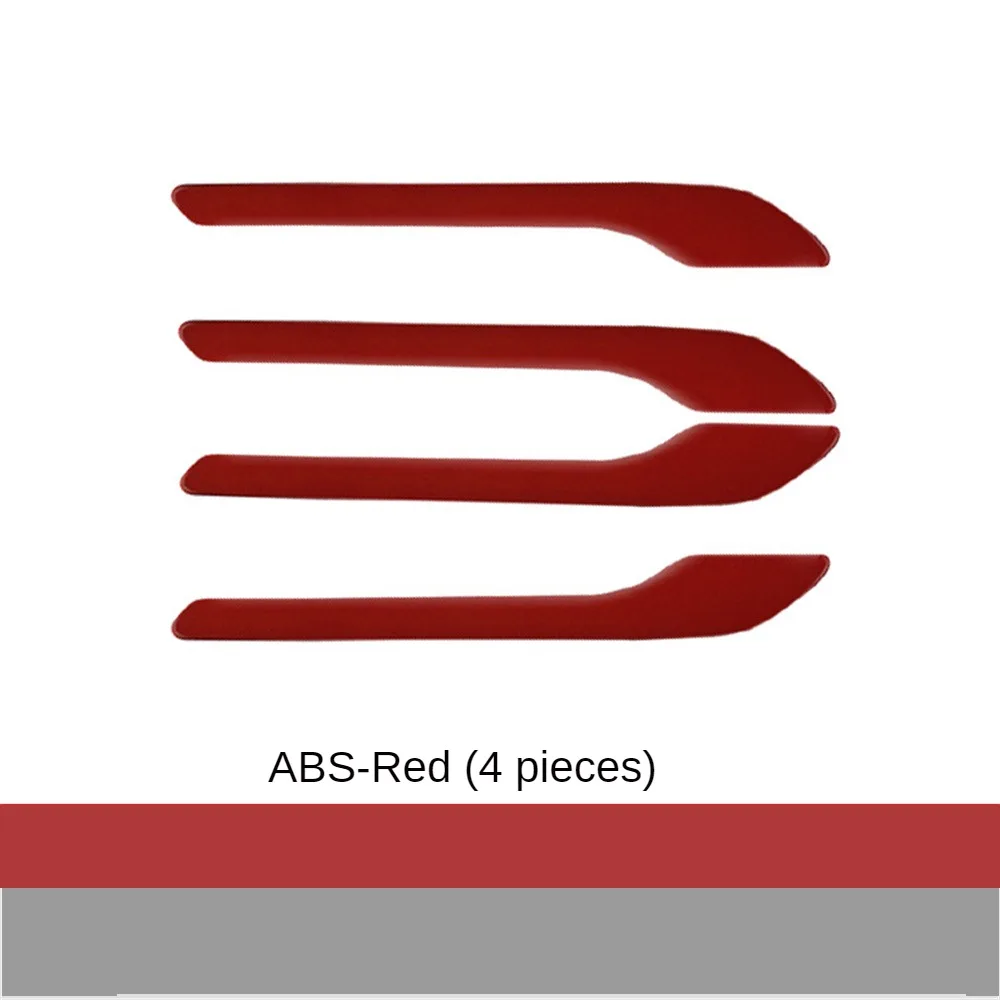 

U-shaped Car Sticker Waterproof Anti-scratch Car Decorative Accessories Car 3d Carbon Fiber Sticker Car Bumper Protective Strip