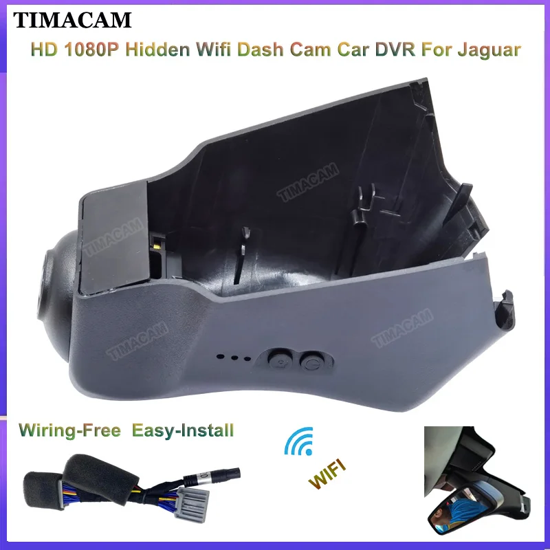 

TIMACAM For Jaguar XJ XJR 2016 2017 For Jaguar F-Type 2014-2018 Full HD 1080P WIFI Car Dvr Dash Cam Video Recorder Plug and Play