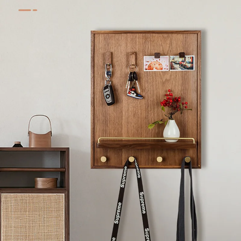 

Meter Box Aesthetic Room Decor With Clothes Hanger Solid Wood Distribution Box Decorative Painting Multimedia Box Wall Paintings