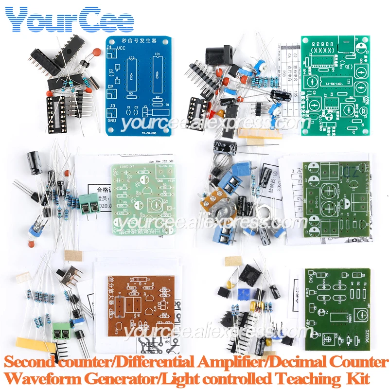Kit DIY SMD CD4060 - Carte Circuit Lanterne Musicale, Pour Apprentissage Électronique Et Soudage