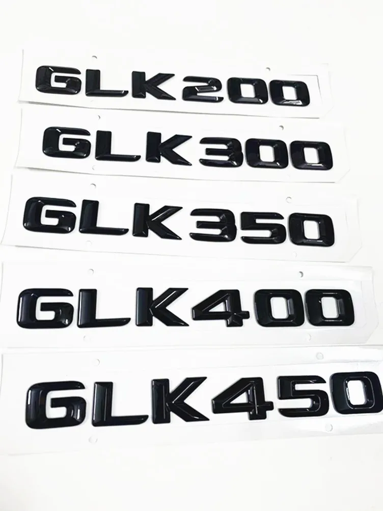

3D, Mercedes-benz GLK300, GLK350, GLK450, GLK500 логотип буквенно-цифровая наклейка на английском языке, аксессуары для модификации логотипа W204