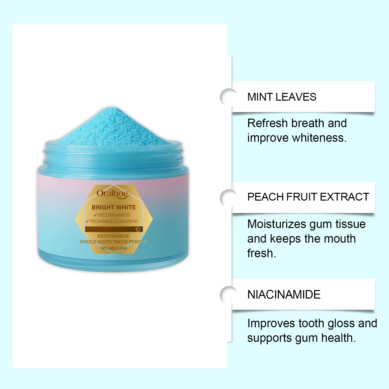 Oralhoe Whitening Toothpaste Product