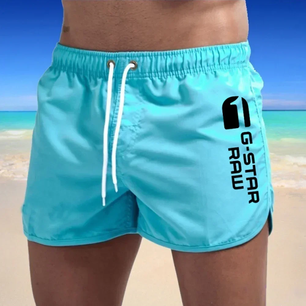Men's Shorts Swimwear Man Swimsuit Swimming Trunks Sexy Beach Shorts Surf Board Male Summer Breathable Clothing Pants (9colors) 6