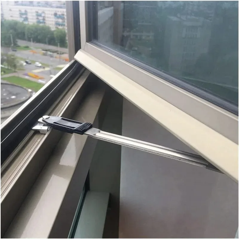 2pcs Bridge Aluminum Window Two-link Wind Bracing Limiter Stainless Steel Locator Angle Controller European Style Wind Support