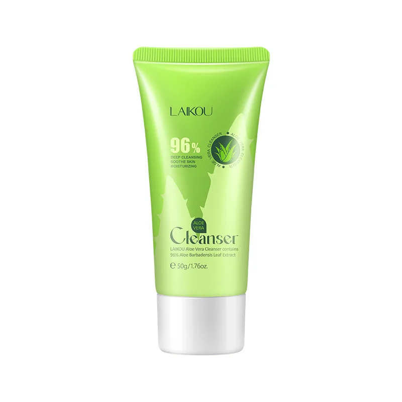 Aloe Vera Cleanser Soothing Facial Wash Remove Acne Marks 50g facial cleanser