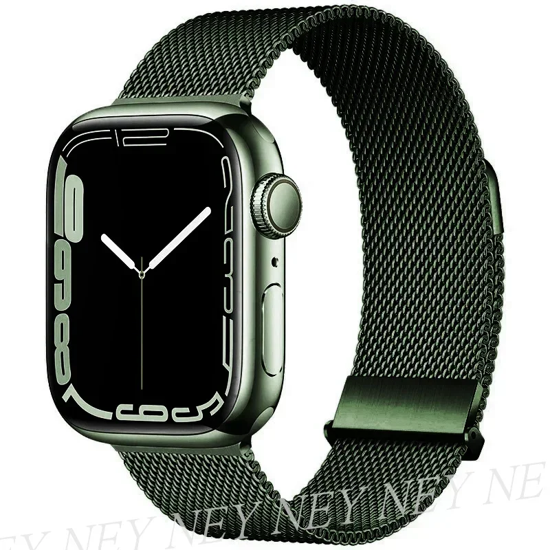 Sleek Milanese Loop Metal Watch Band Strap