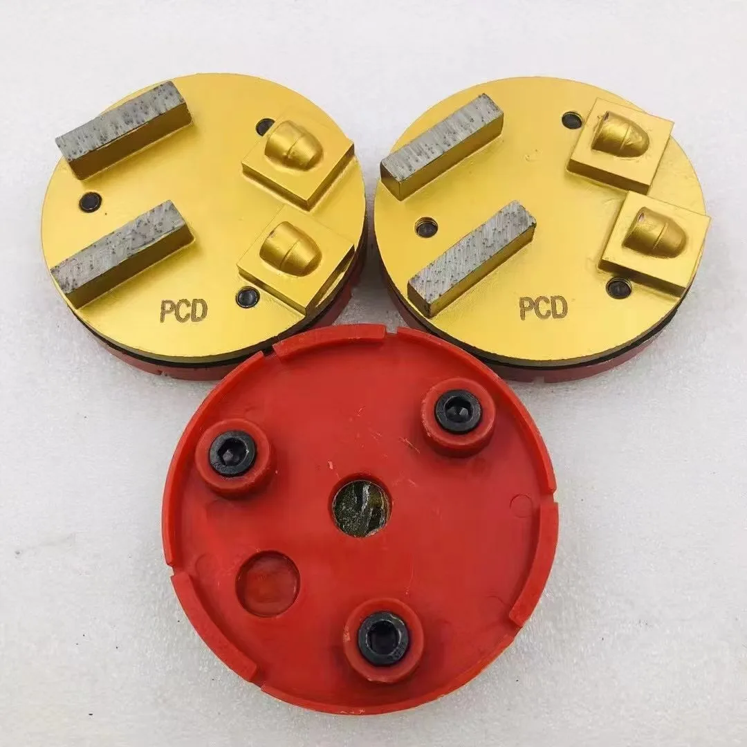3 pcs 4" 5.6" 5 Segments Circular Klindex Diamond Grinding Blocks 100 140mm Concrete Granite Marble Abrasive Discs Disks