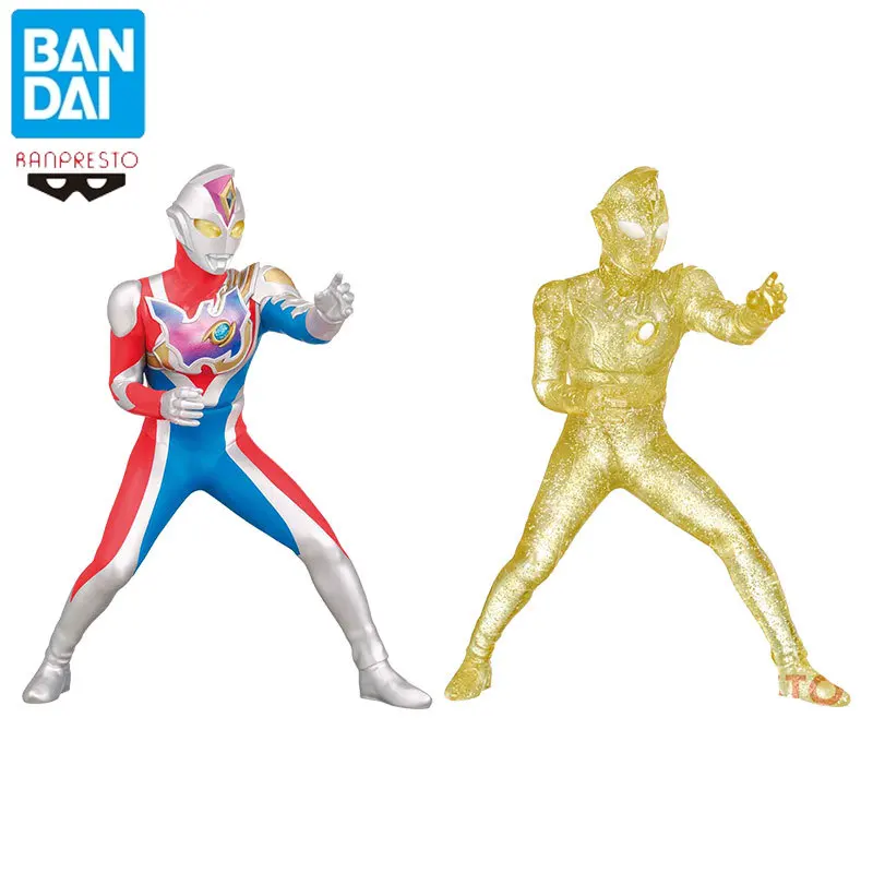 

Bandai BANPRESTO Ultraman Decker Shiny Heroes Action Figures Anime Figure Model Collect Boy Toys Holiday Gift 1/144 Figure