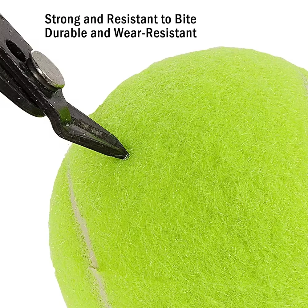 12 PCS Tennis Launcher Elastic Ball for Small and Medium Size Dogs Playing Fetch Latex Ball 2inch Dog Toy Portable Tennis Throw 3