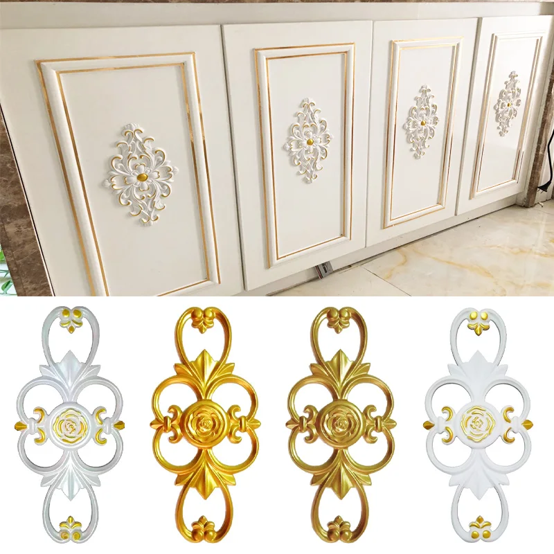 

Furniture accessories decal ceiling background wall decorative flowers hollow relief flowers cabinet wine cabinet closet sliding