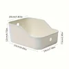1pcCabinet storage box kitchen home sorting sundries sink storage basket storage basket cosmetics tabletop box 4