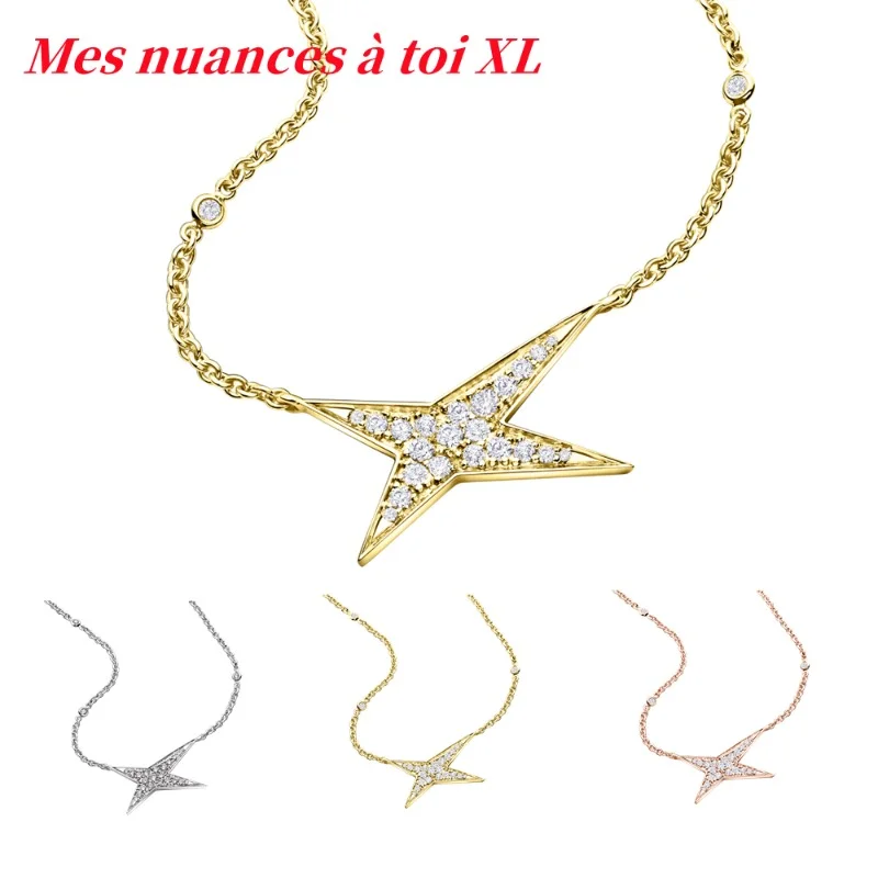 

collier necklace My Shades For You XL model French designer large star luxury wedding party favors