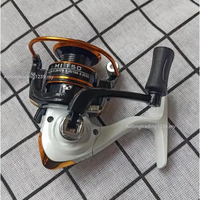 All Metal Spool Mini Fishing Reel Small Wheel Pocket 500 Size Spinning  Metal Wire Line Cup Raft Rock Ice Angle