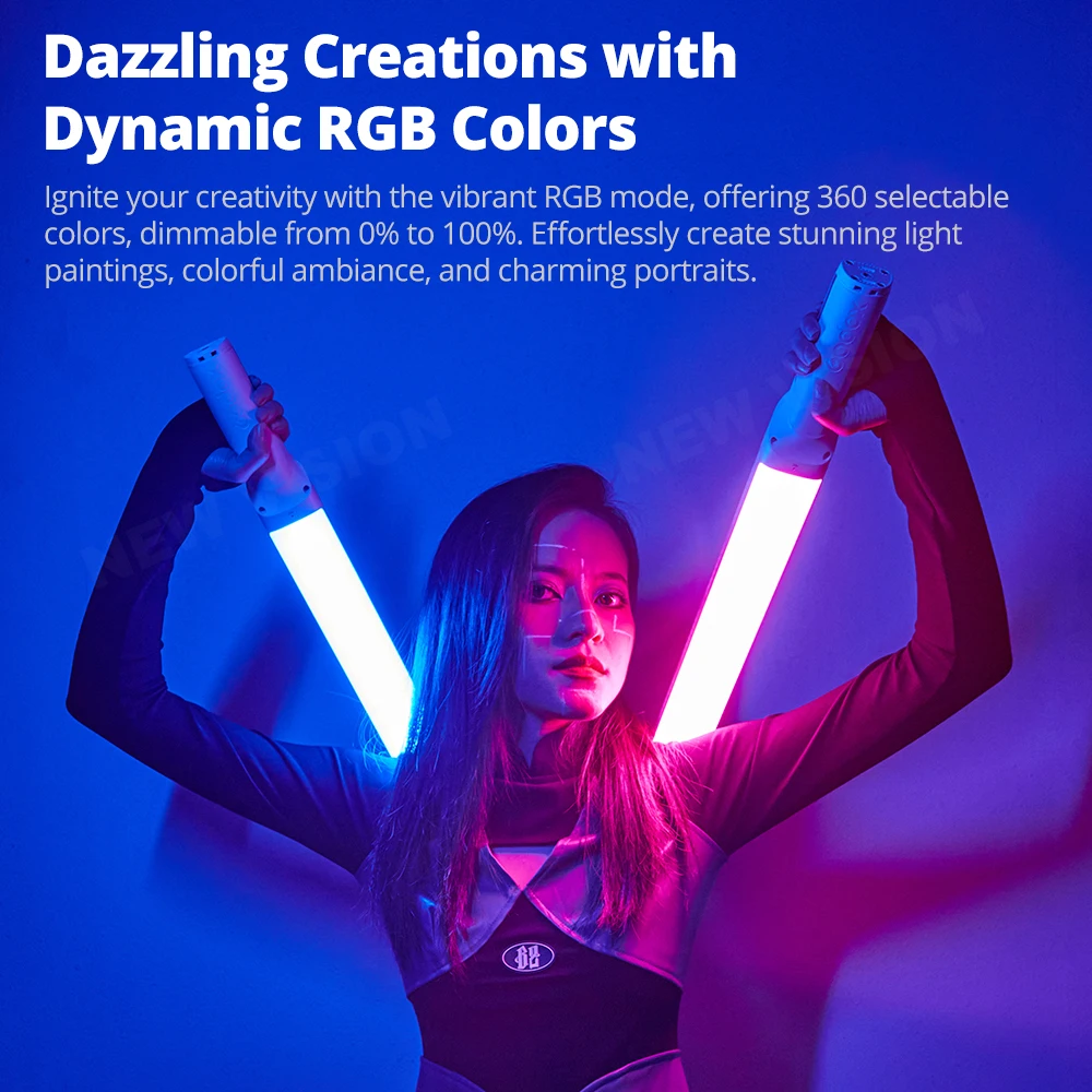 Godox LC1000 LC1000Bi /LC1000R LED Light Stick 100W RGB Bi-Color