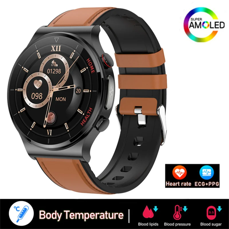Brown leather