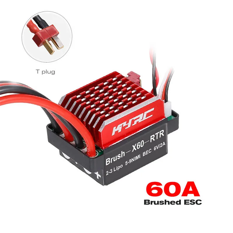 High-Performance RC Car Brushed Motor & ESC Combo for Crawlers