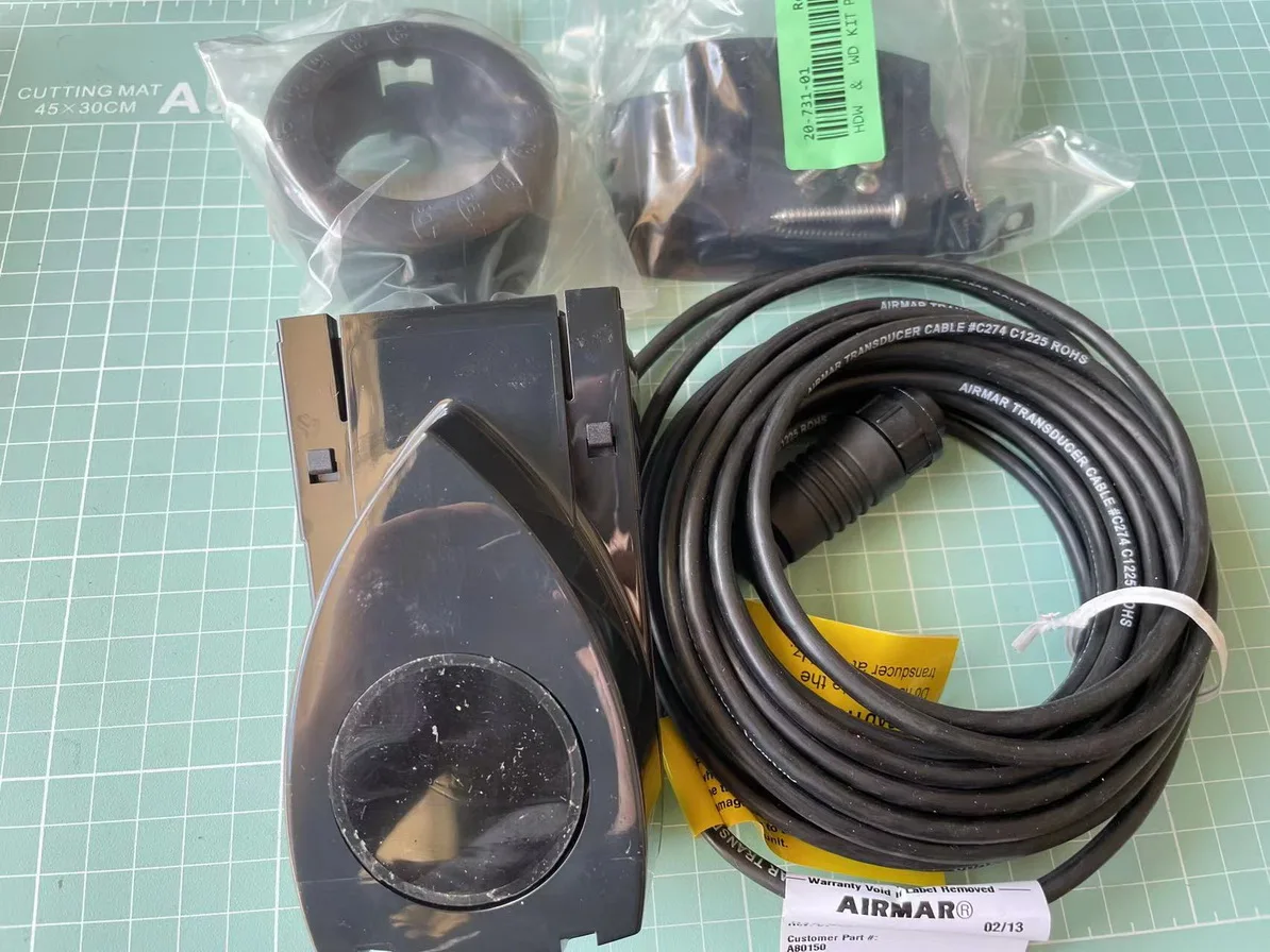 Raymarine Trasduttore Di Profondità-Temperatura P48 Supporto Per Poppa In Plastica A80150 Per A50 5 "Chartplotter/ Fishfinder