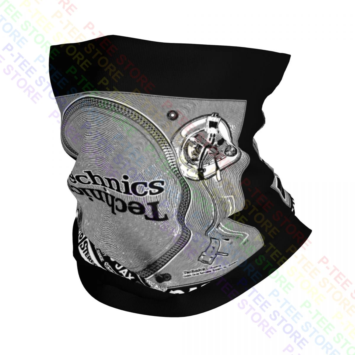 Technics 1200 Music Dee Jay Turntablismo Hip-Hop Neck Ghetta Bandana Sciarpa Maschera Per Il Viso Morbida Anti-Uv Di Alta Qualità