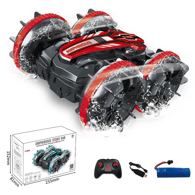 High-tech Remote Control Car 2.4G Amphibious Stunt RC Car Double-sided Tumbling Driving Children's Electric Toys for Boy