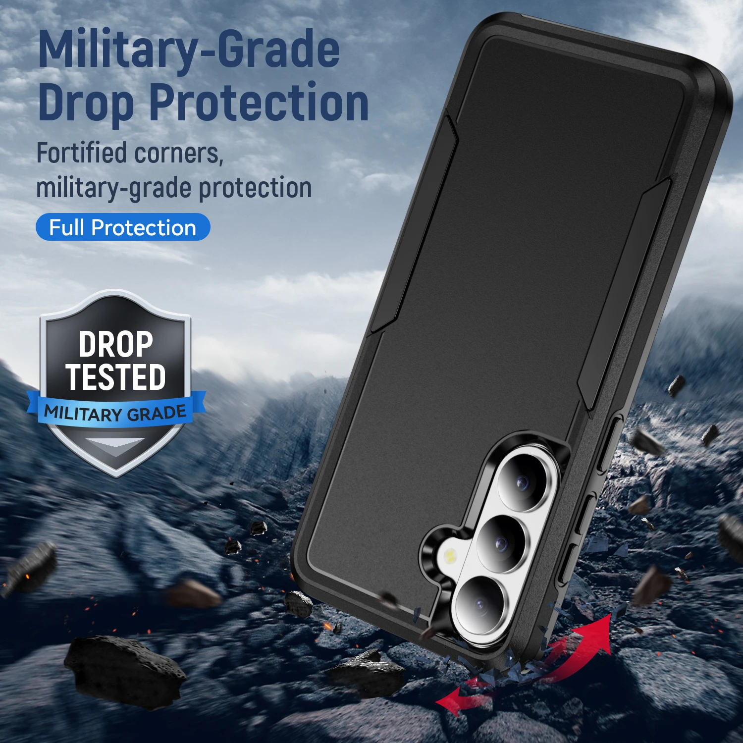 Hybrid Protection Armor Case - Durable and Stylish Protective Cover