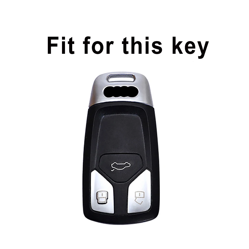 Premium Leather TPU Car Key Fob Protector Cover